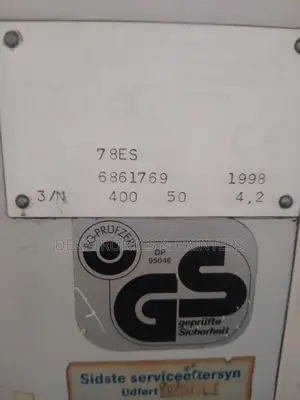 Ex German Polar 78 Guillotine Paper Cutting Machine