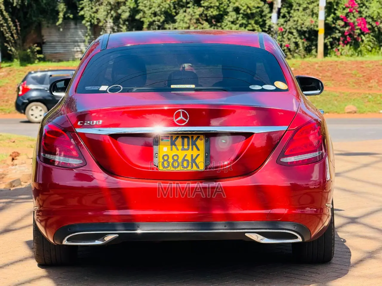 Mercedes-Benz C200 2015 Red