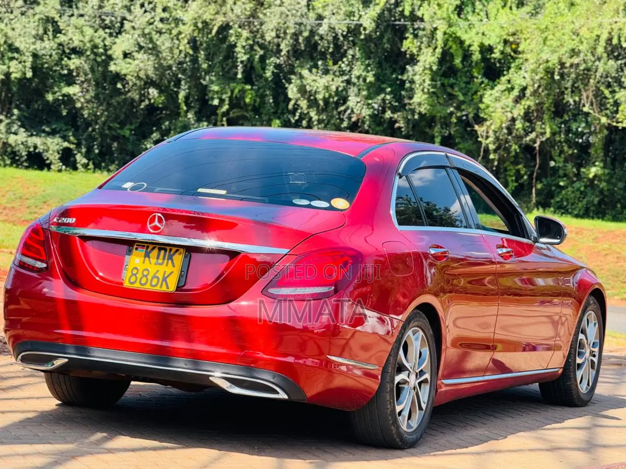 Mercedes-Benz C200 2015 Red