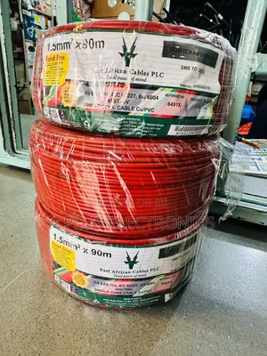 East Africa Cable 1.5mm Single Red 90m Premium Electrical Wire
