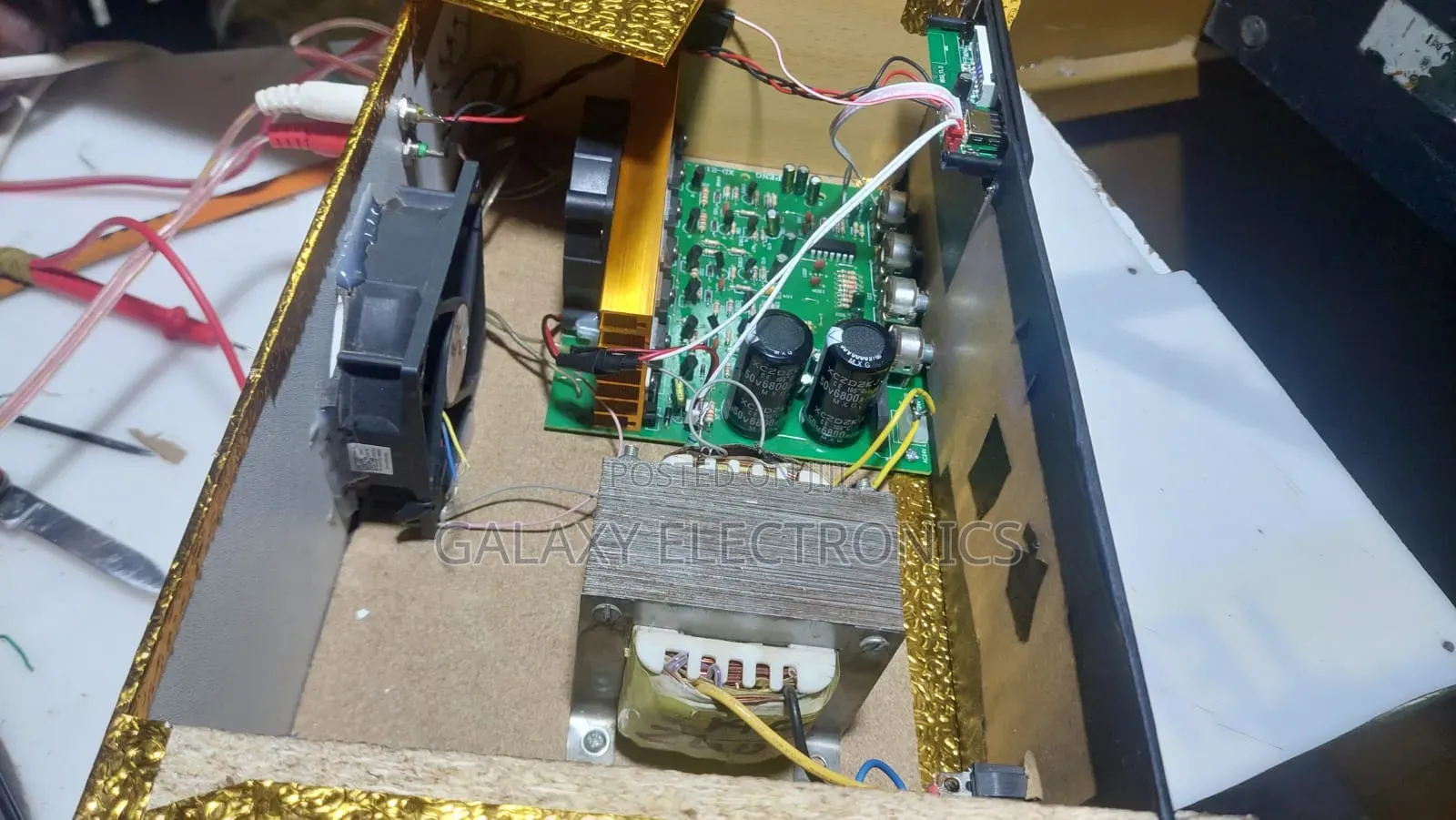 High Power Stereo Audio Amplifier With Bluetooth, USB and Fm.