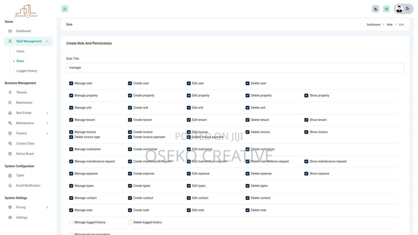 Tenant Management System