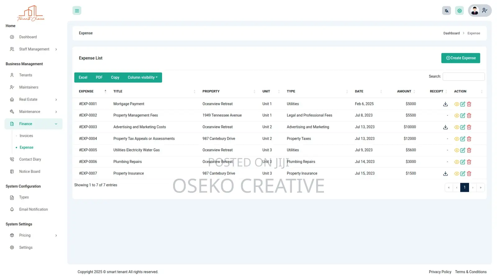 Tenant Management System