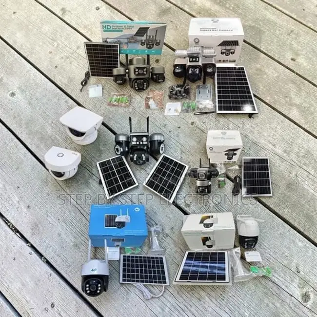 PIR Human Detection 4G PTZ Dual Triple Four Lens Solar Cameras