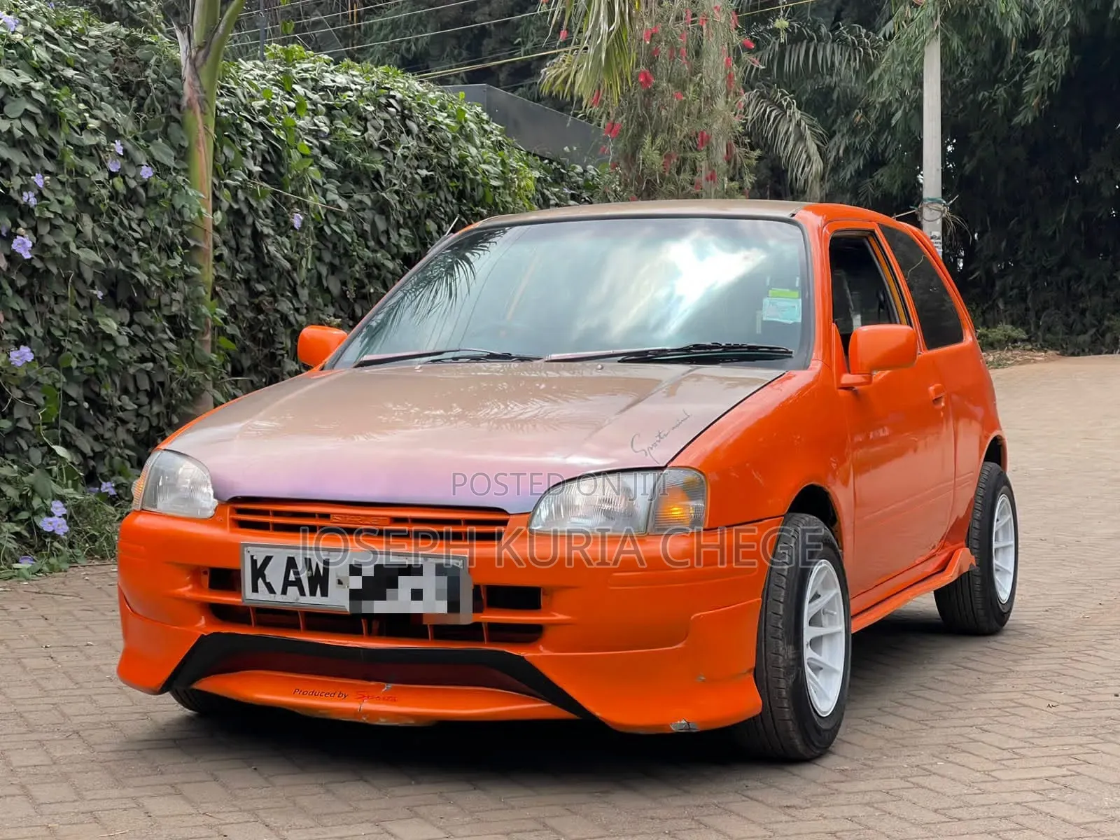 Toyota Starlet 1997 Orange