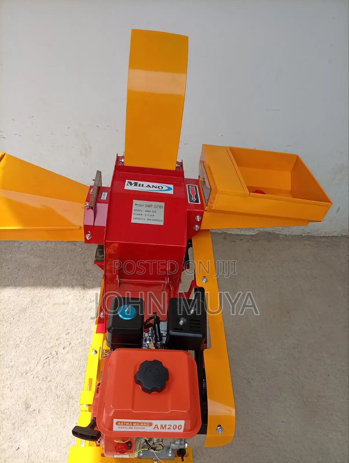 Multipurpose Engine Driven Chaff Cutter With a 7.5Hp Engine/ Motor