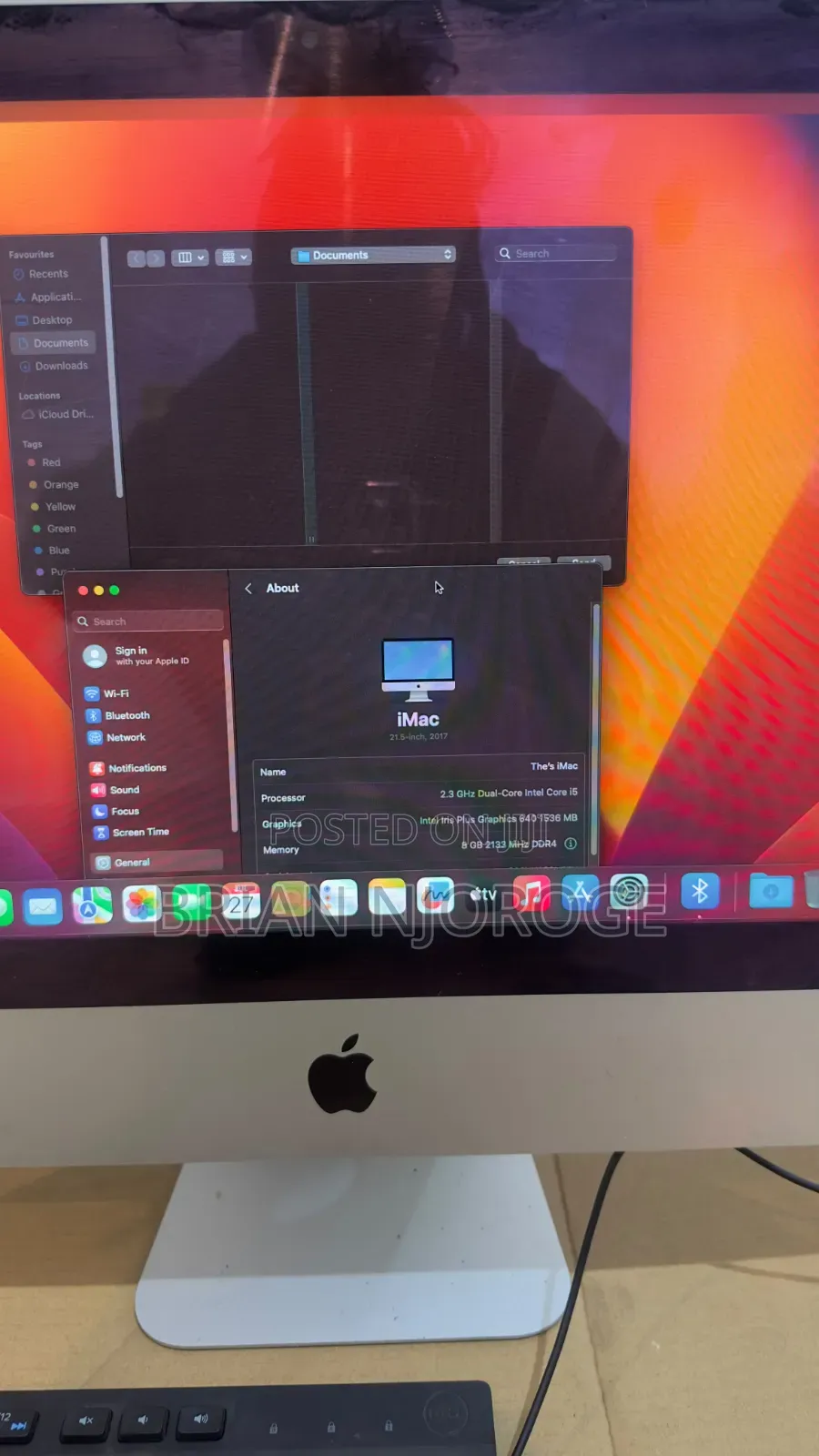 Desktop Computer Apple iMac 8GB Intel Core i5 HDD 1T