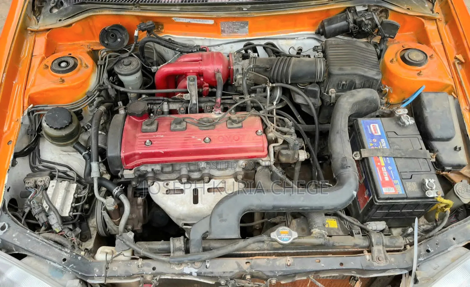 Toyota Starlet 1997 Orange