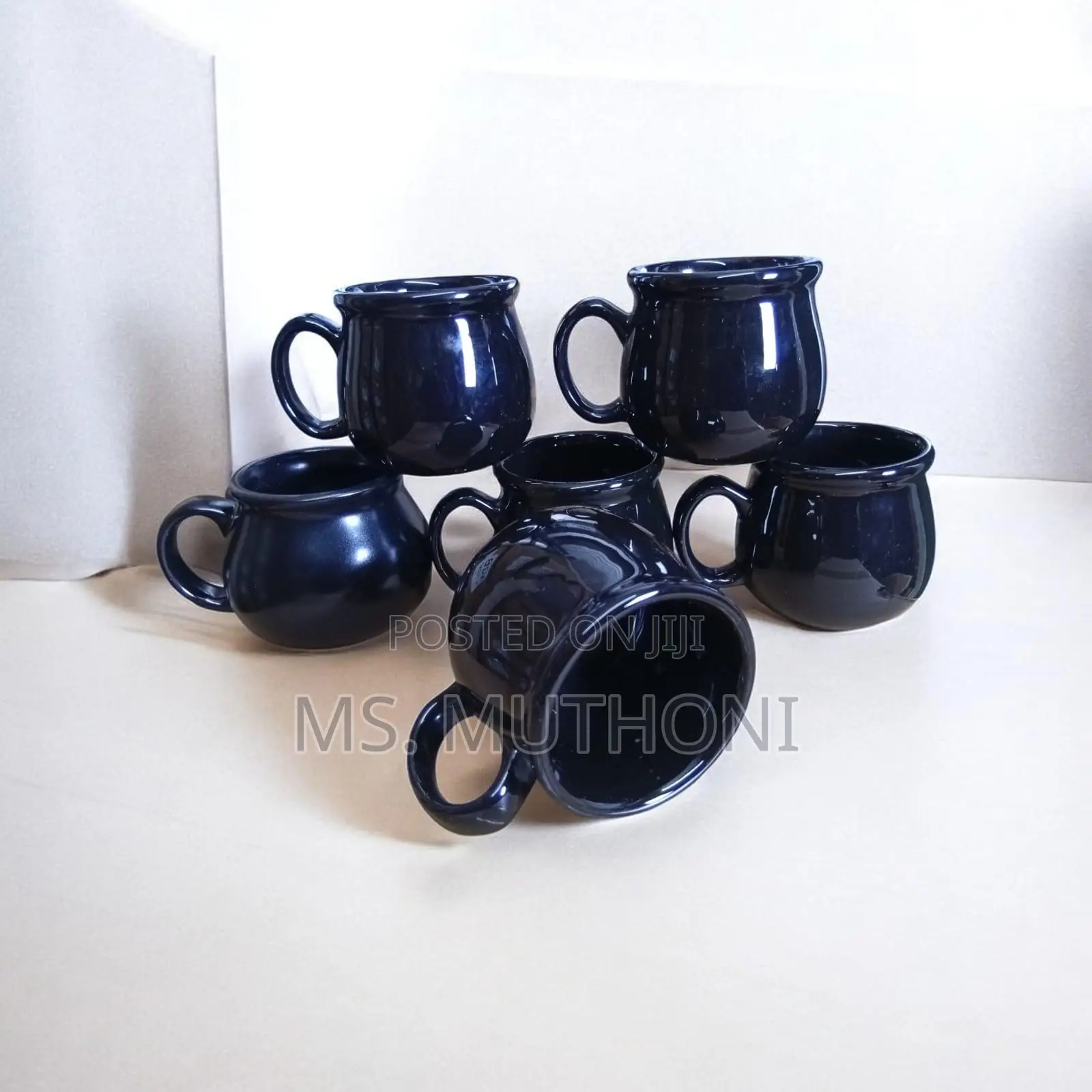 6 PCs Pot Mugs ( Gloss/ Matte )
