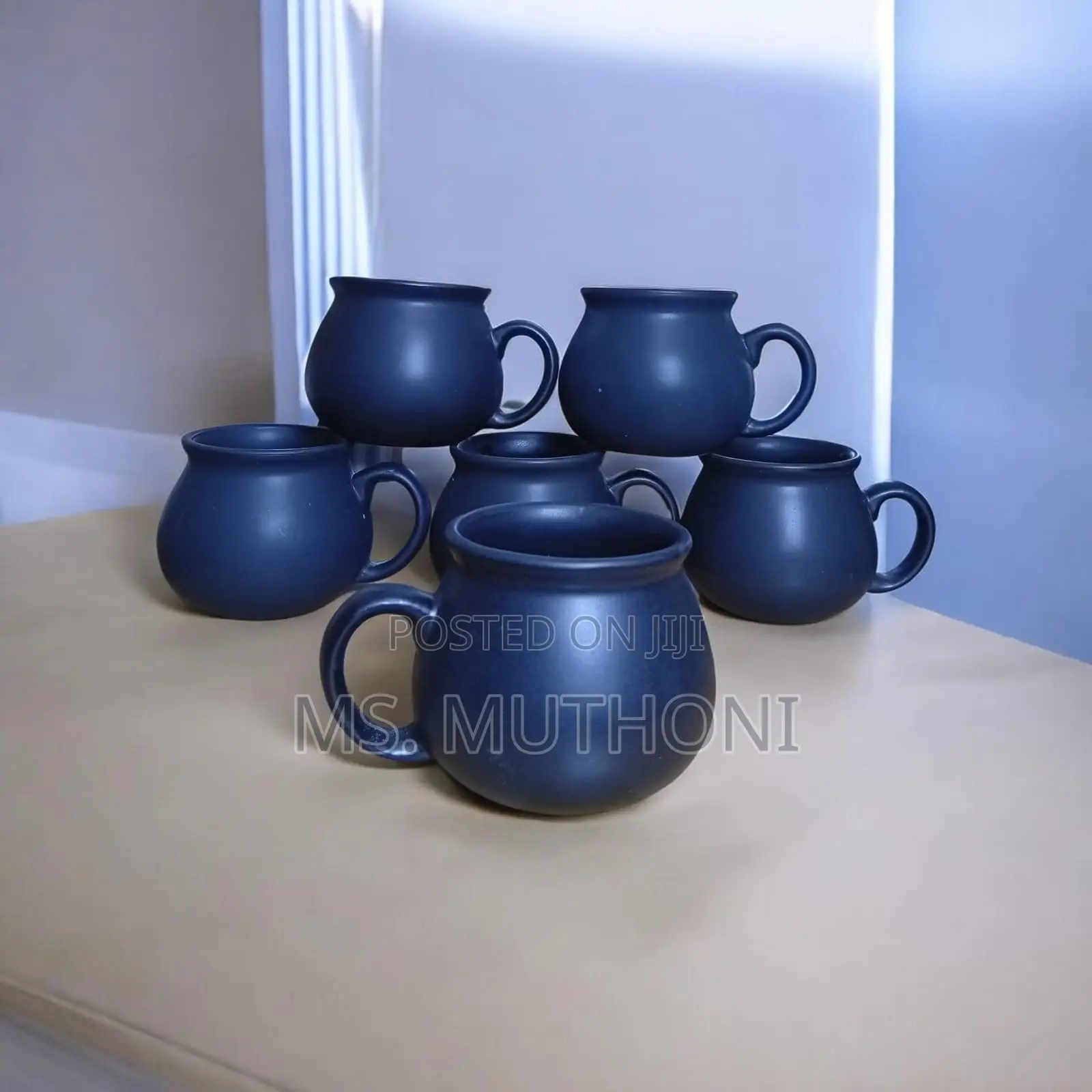 6 PCs Pot Mugs ( Gloss/ Matte )