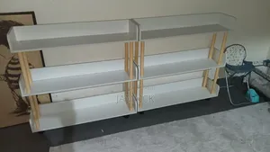 5 Tier Open Wooden Bookcase - Id