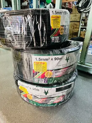 East Africa Cable 1.5mm Single Black 90m High Quality House Cable