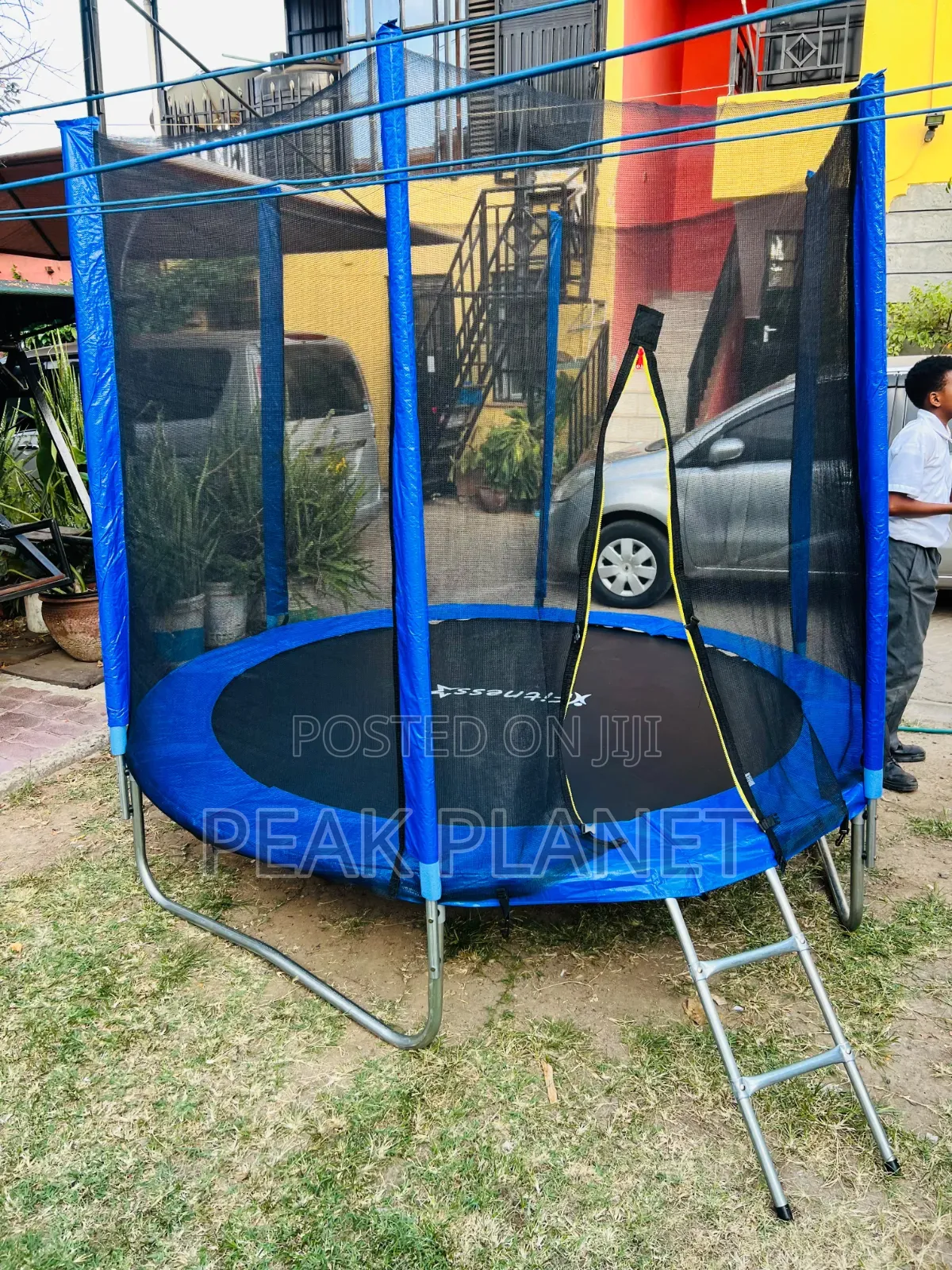 8FT Trampoline With Safety Net for Kids Family