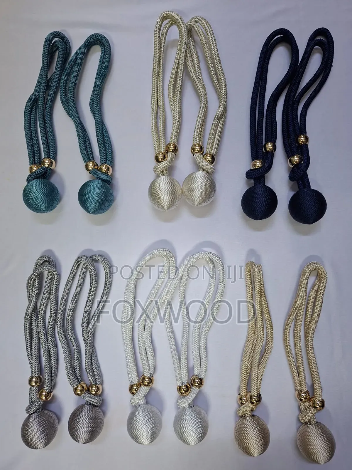 Decorative Curtain Tie Backs Pair