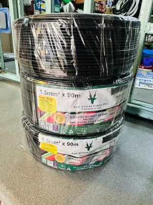 East Africa Cable 1.5mm Single Black 90m Genuine Wire