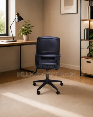 Durable Black Chair Fast Ergonomic | Perfect for Home Office