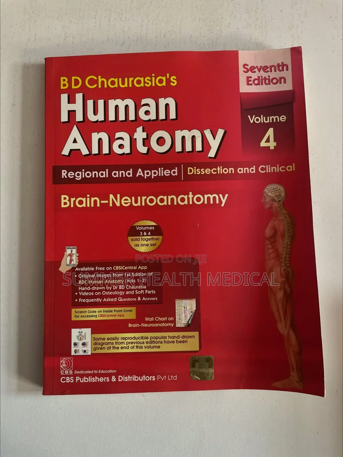 BD Chaurasia’s Human Anatomy v 4: Brain-Neuroanatomy – 7th Edition
