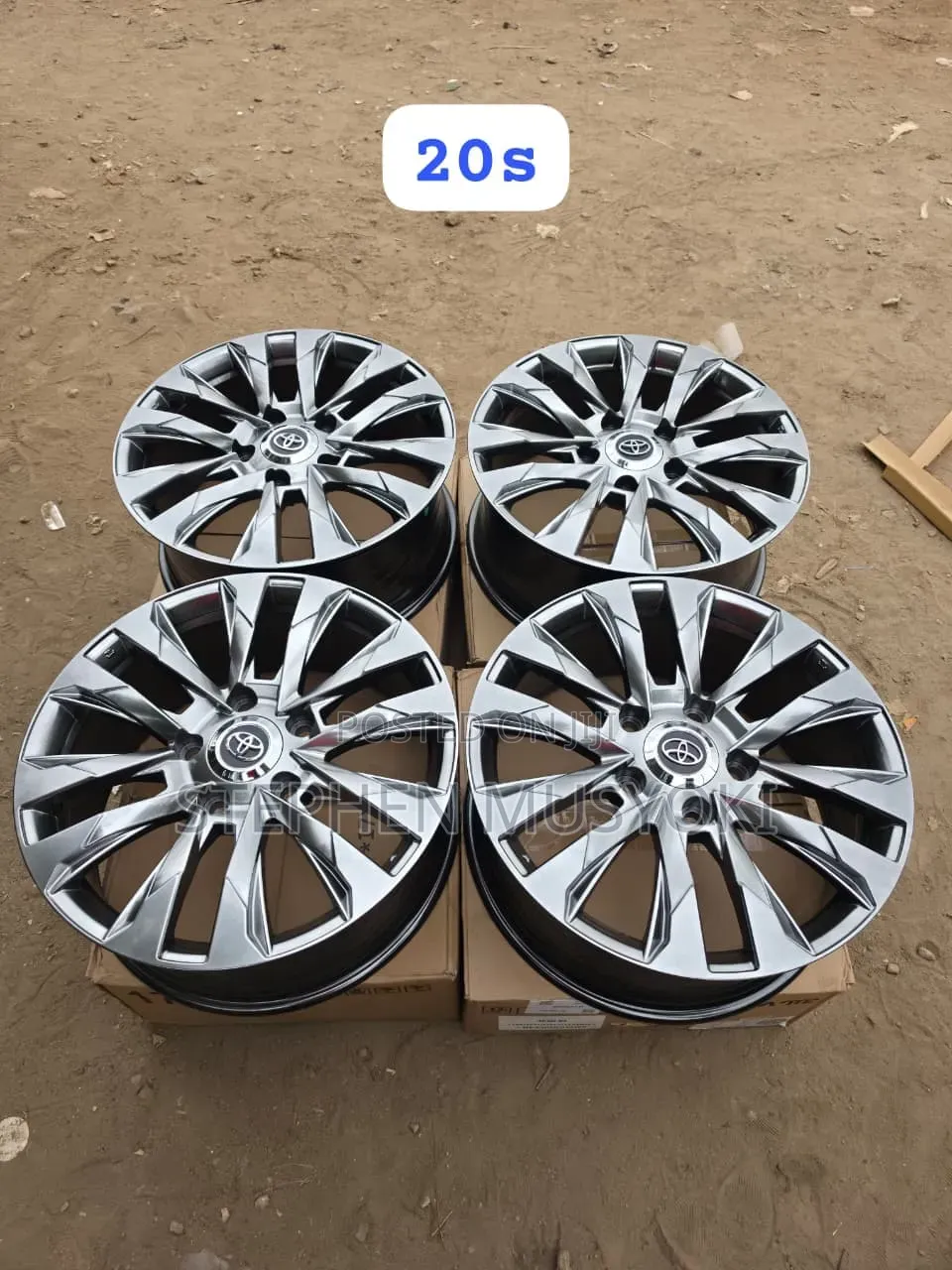 Toyota Landcruiser V8 Size 20inch Rims