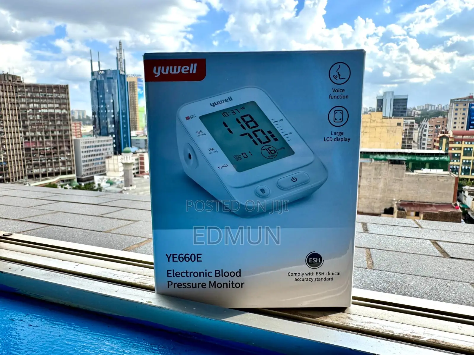 New Yuwell Electronic Blood Pressure Monitor