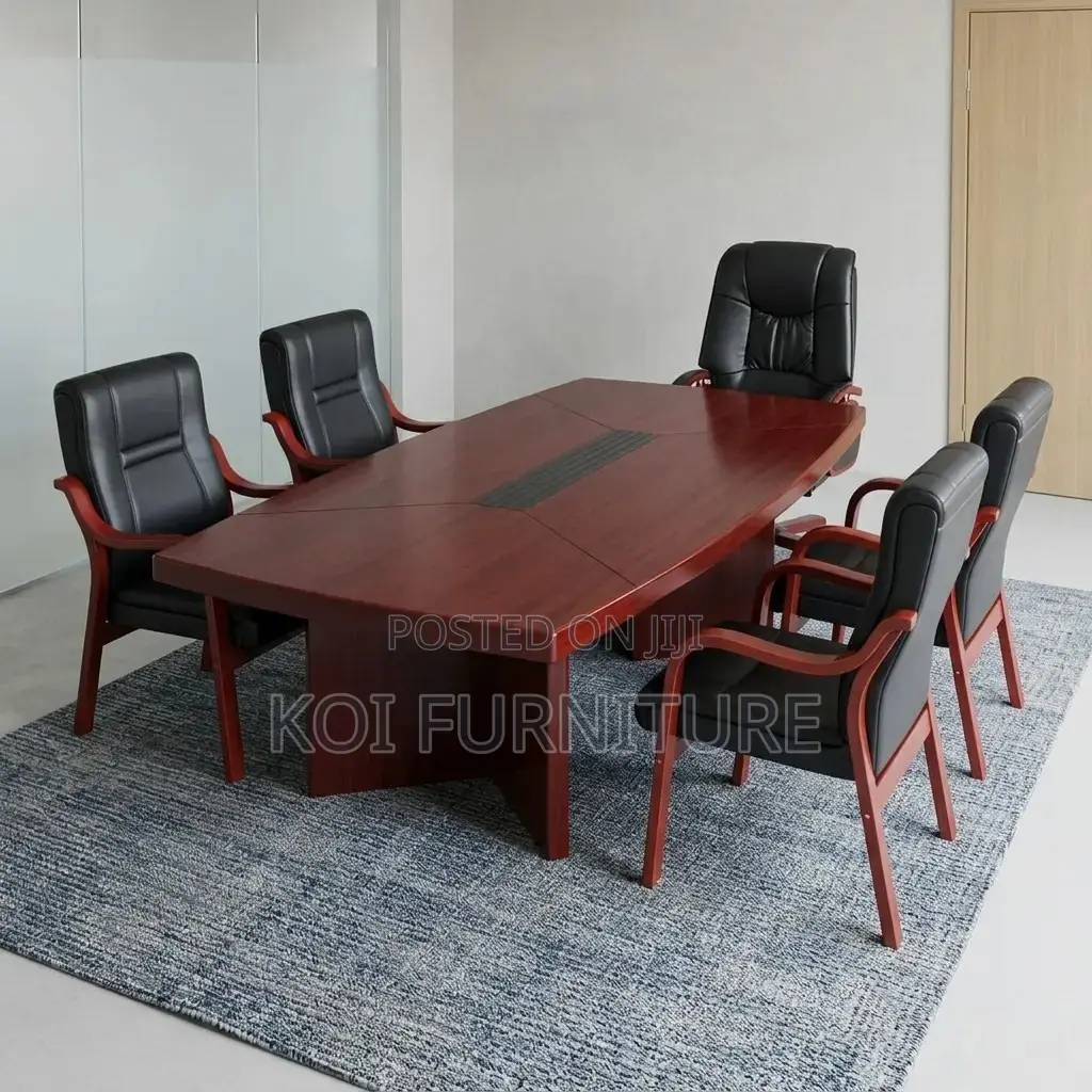 Boardroom Table; 2.4 Meters Suite High End Mahogany Boardroom Table
