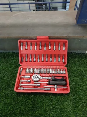 46Pcs Socket Wrench Tool Set | Professional Car Repair Tool Kit