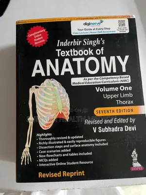 Inderbir Singh’s Textbook of Anatomy Set (Volumes 1–3) 7th Edition