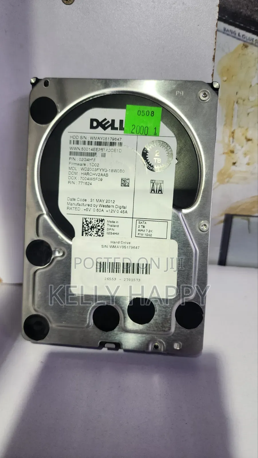 Dell Hard Drive 2tb Internal for Desktop Available