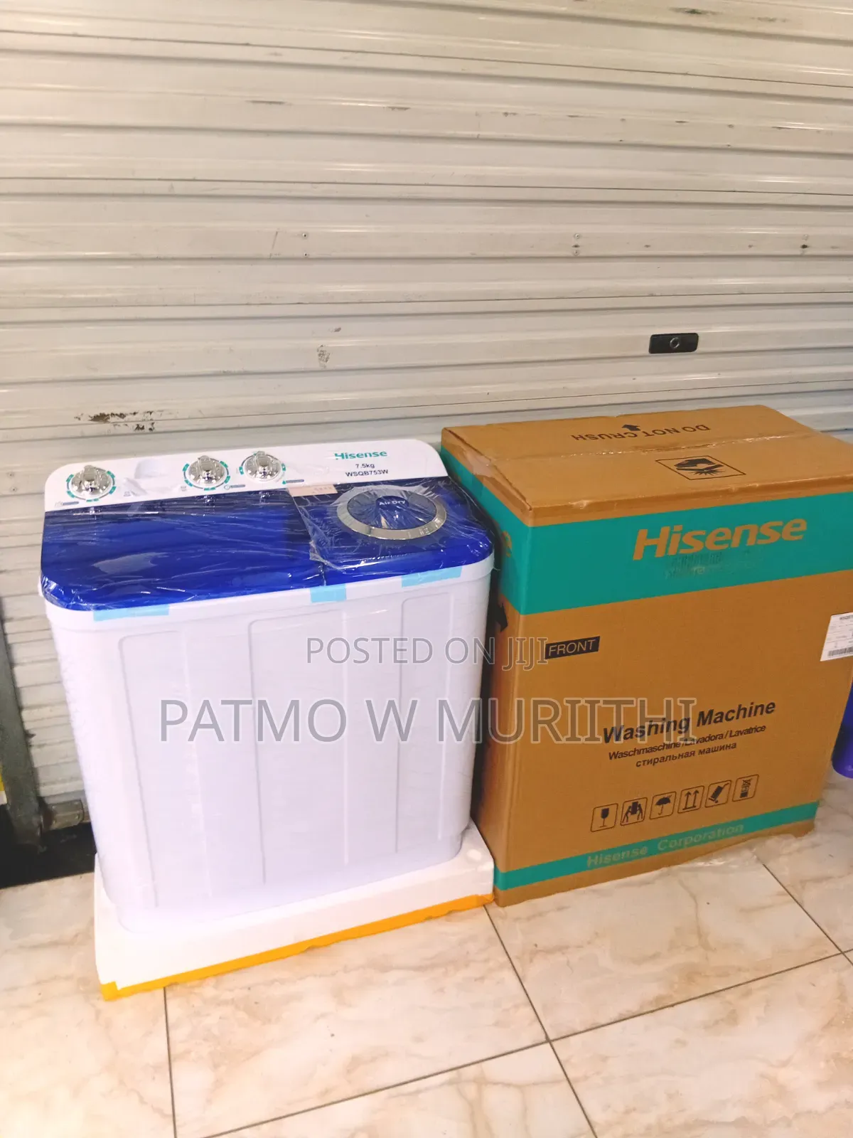 Hisense 7.5 KGS Washing Machine Wash and Spin