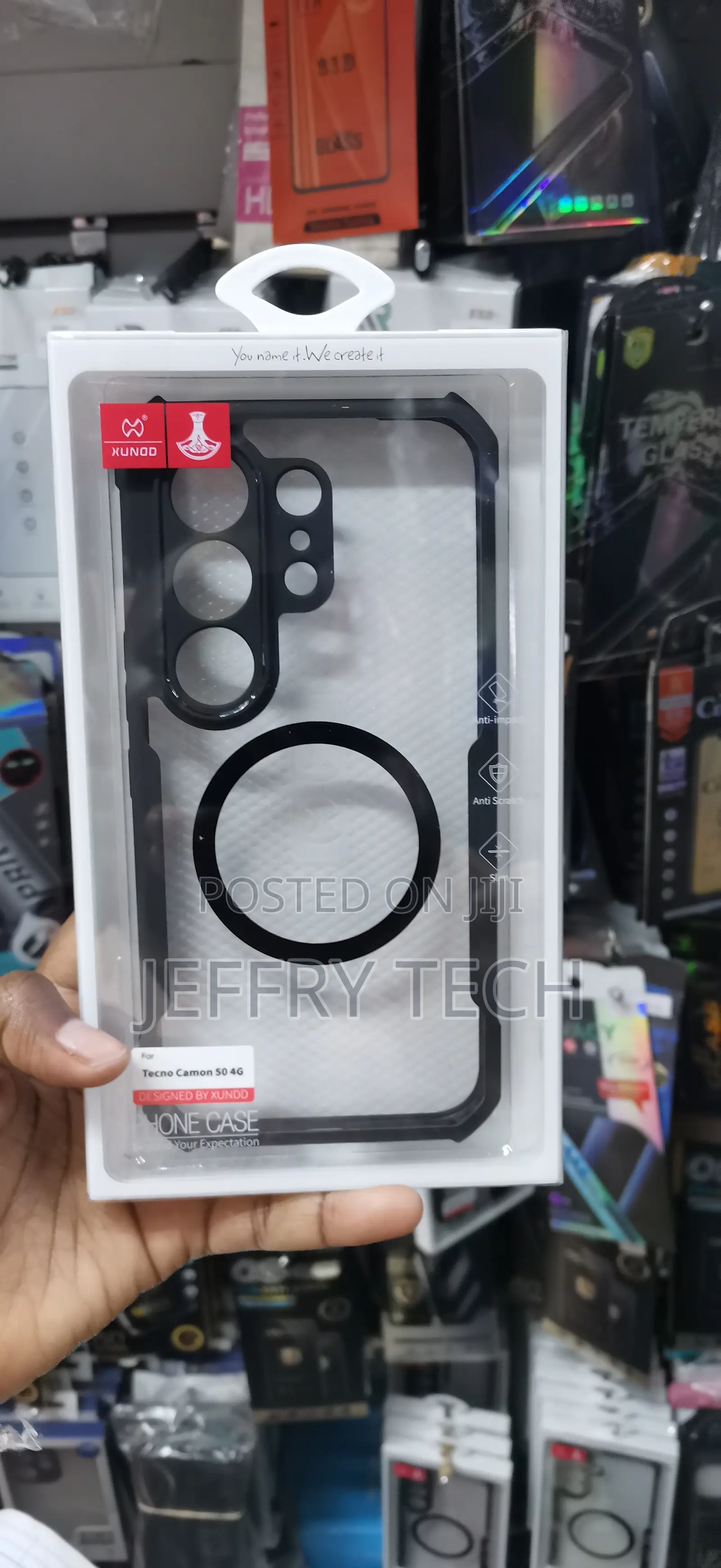 XUNDD Magnetic Armor Clear Case