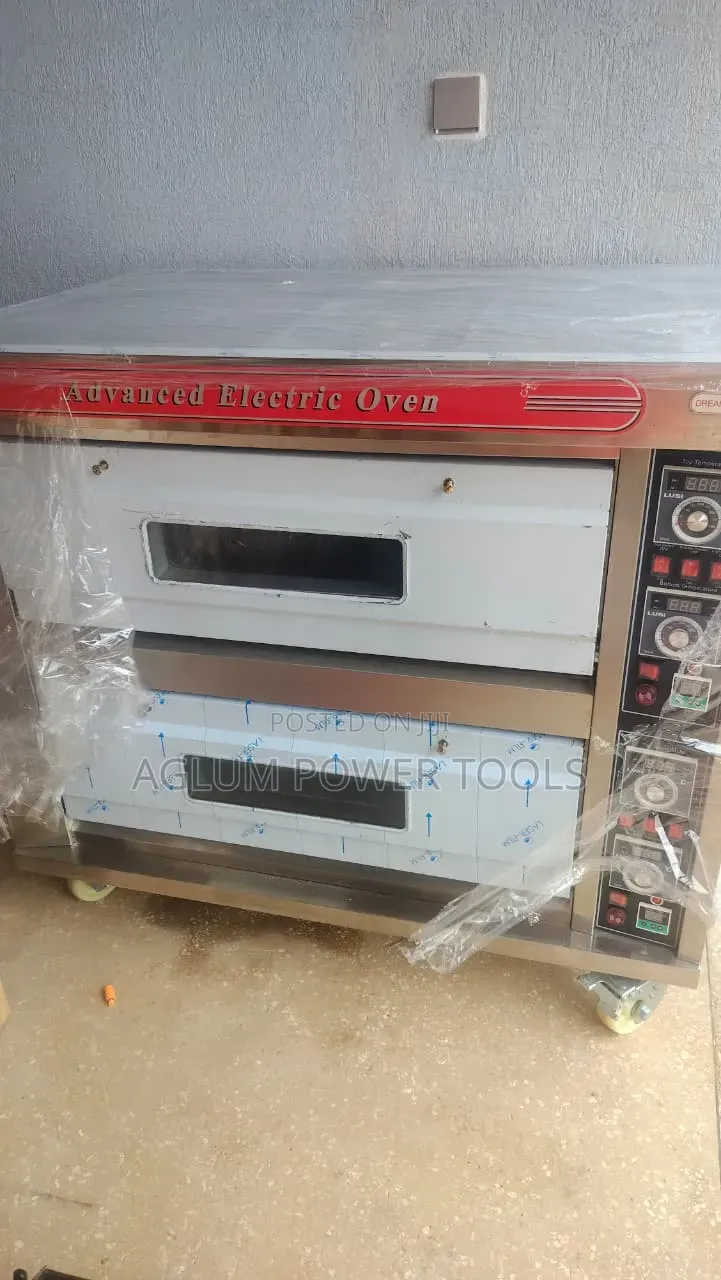 Commercial Oven 2 Deck 6 Trays