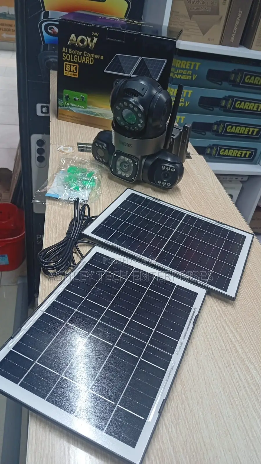 Deluxe Aov 24h Ai Solar Camera Solguard Ultra Hd Outdoor CCTV