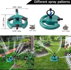 Garden Sprinkler With 2 Spray Angle Sprinkle - 3 Arm Without Pipe
