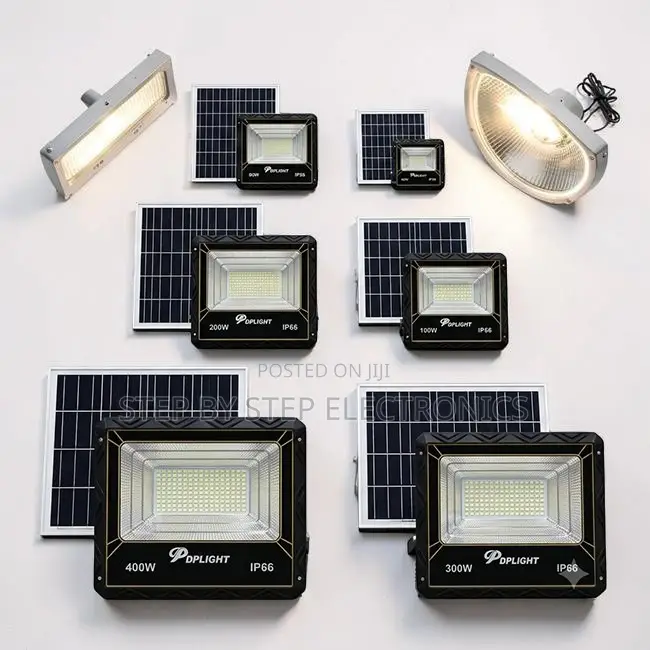 High Lumens LED 100W 200W 300W Solar Flood Light Wholesale