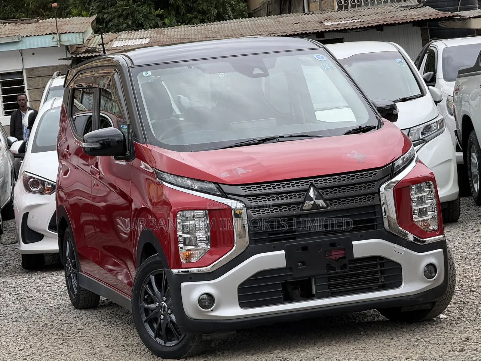 Mitsubishi EK Wagon 660 Hybrid FWD 2019 Red