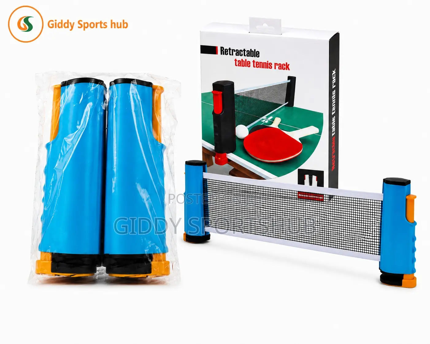 Retractable Table Tennis Net Post Set