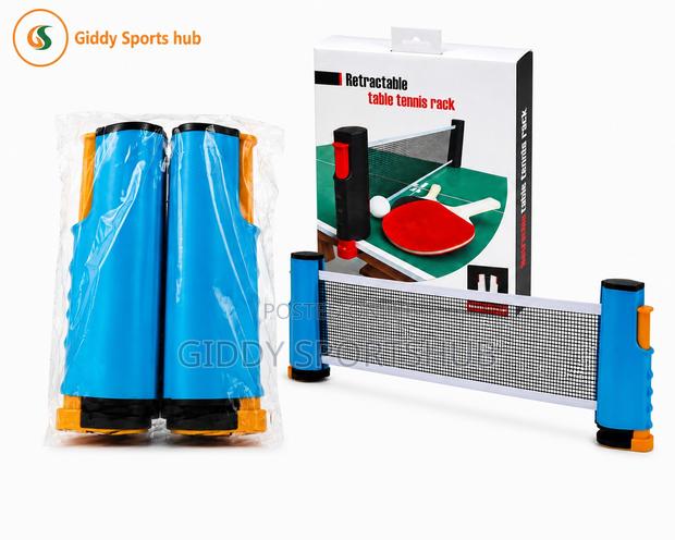 Retractable Table Tennis Net Post Set - main view
