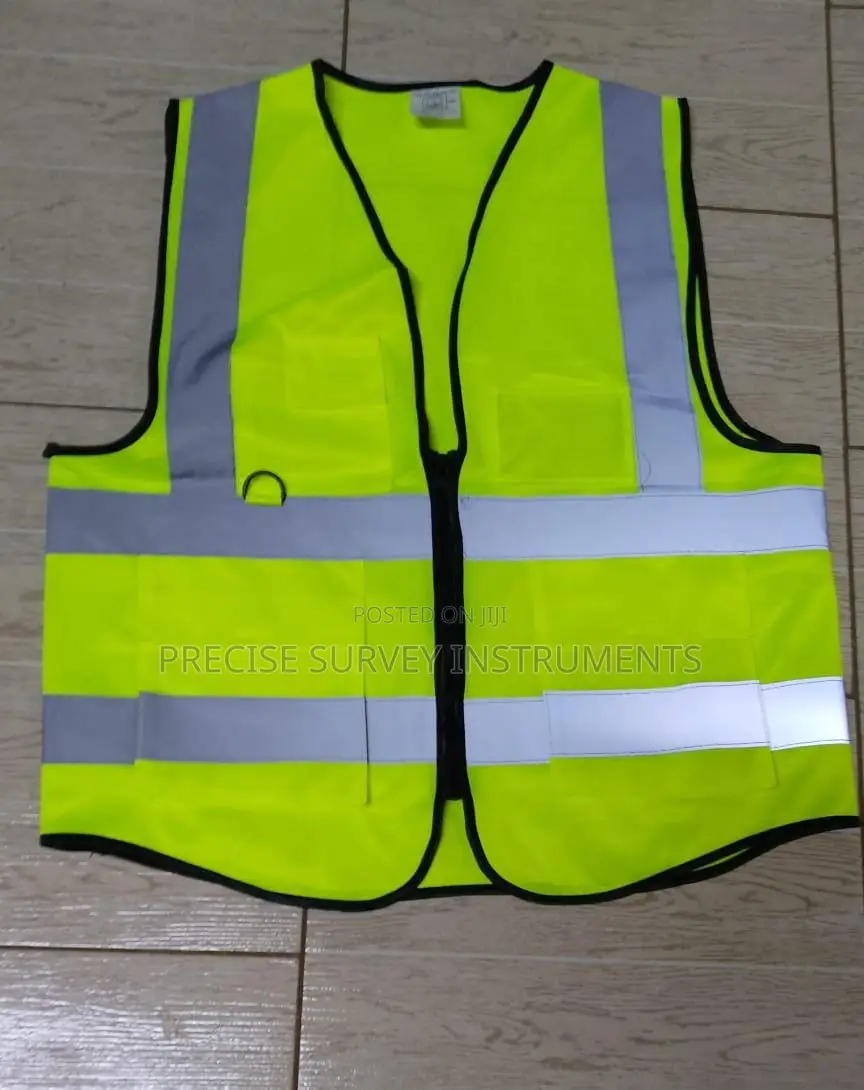 Reflective Work Vest With Front Pockets