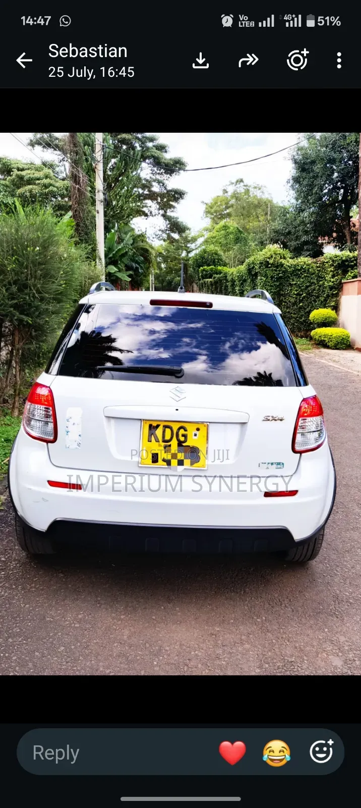 Suzuki Sx4 2014 White