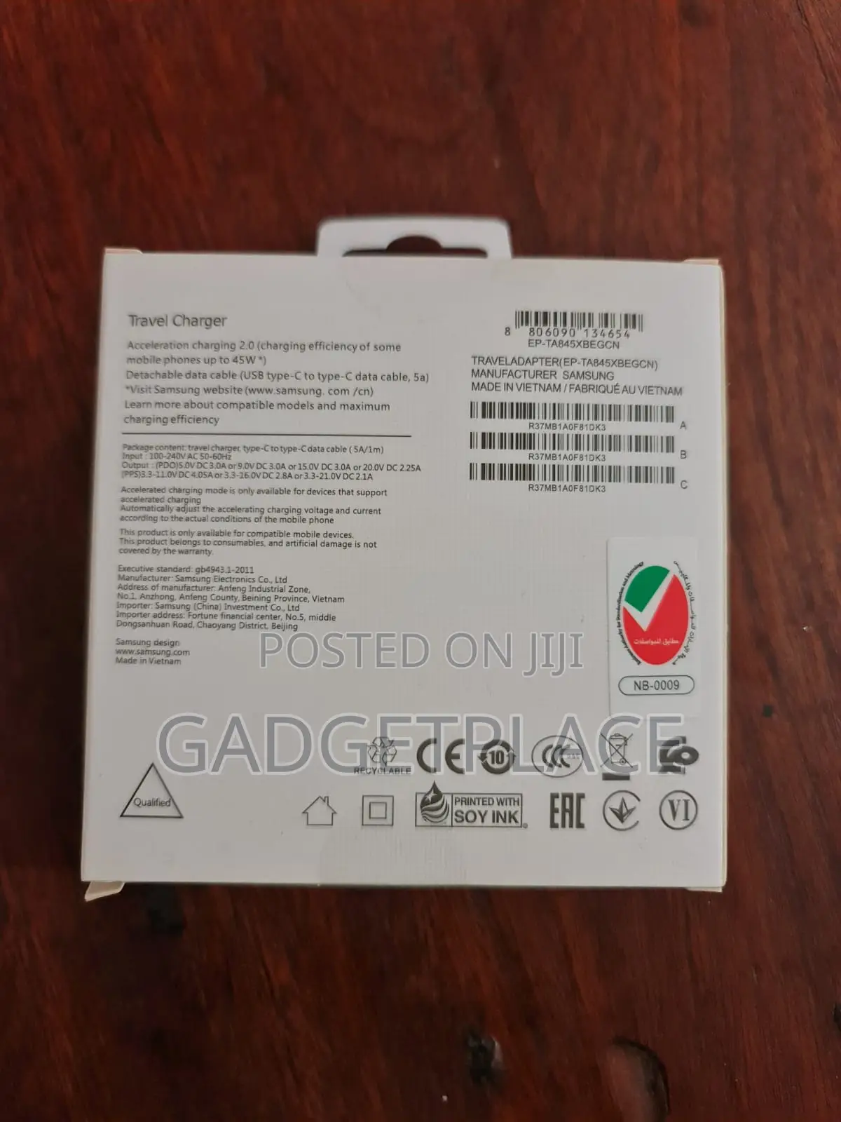 Original Samsung Charging Adopter 45