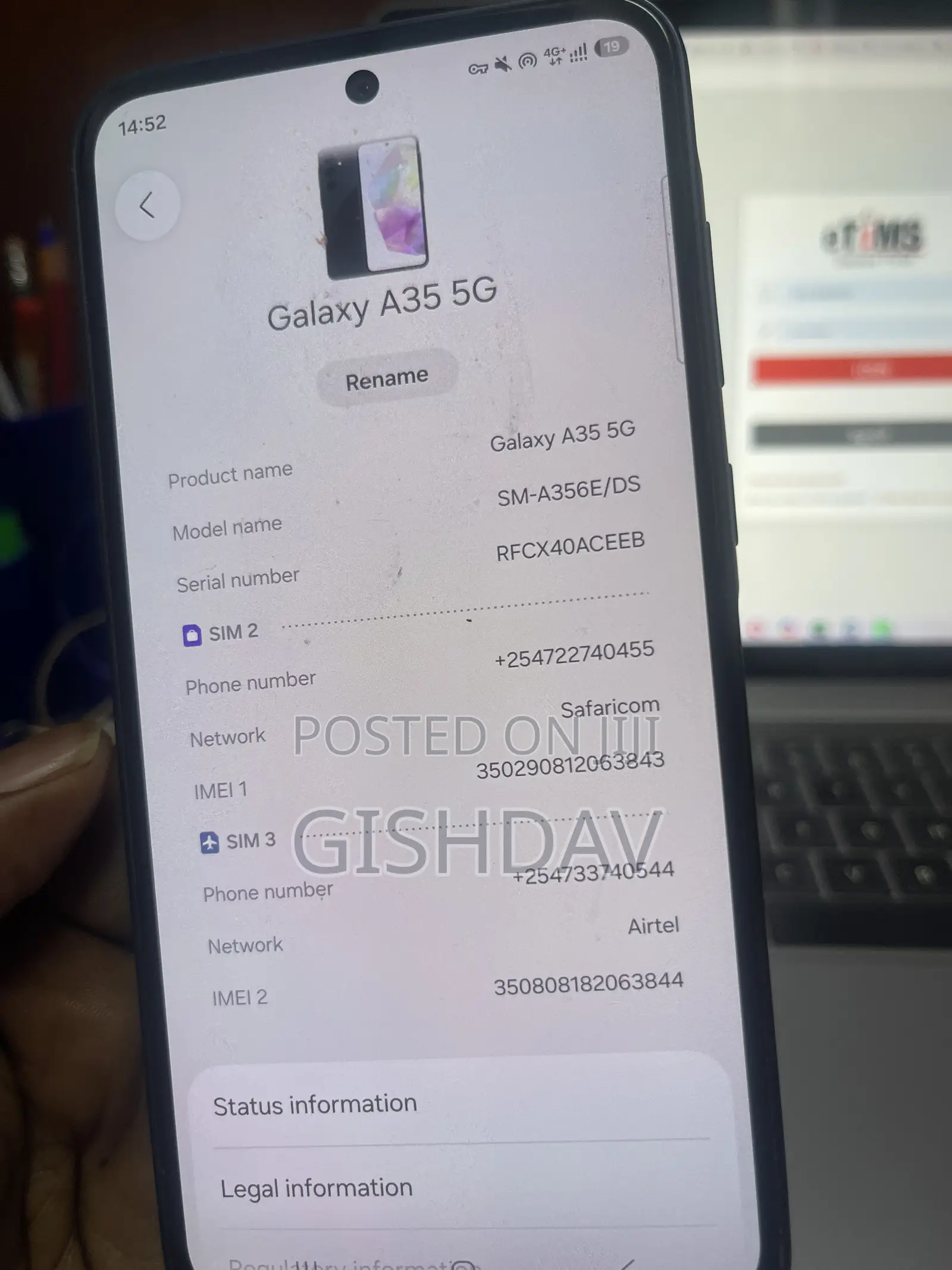 Samsung Galaxy A34 5G 128 GB Blue