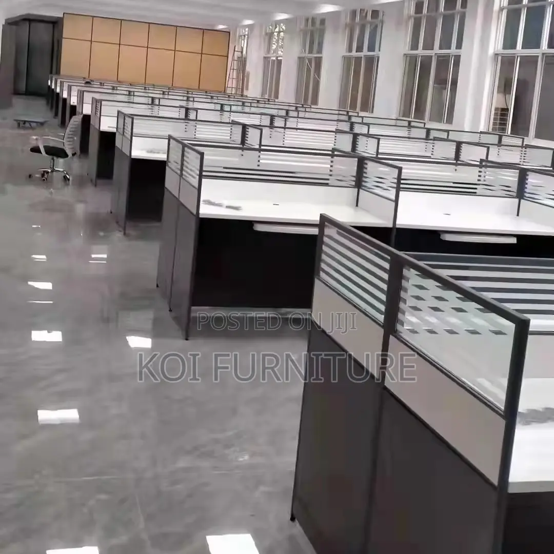 Office Workstation; Imported Linear 2 Way Workstation