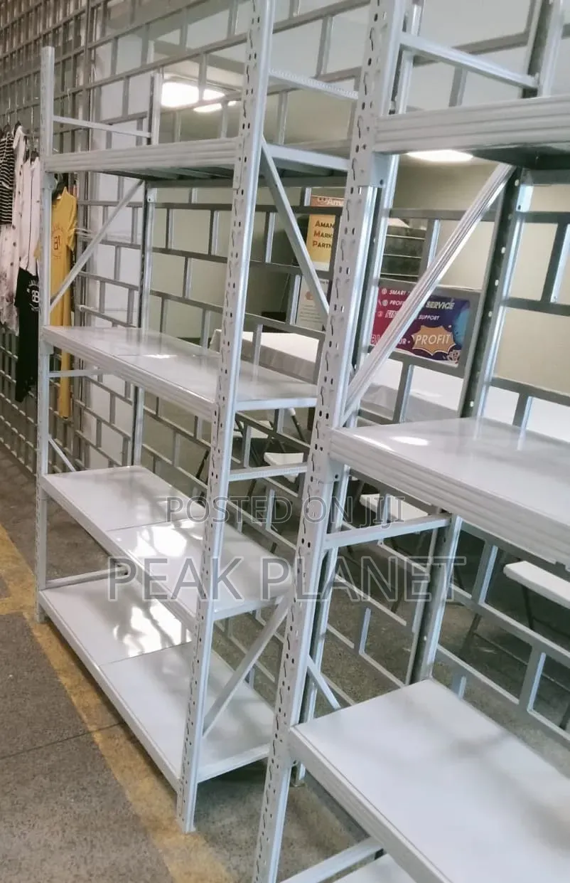 Heavy-Duty Industrial Storage Rack – Steel Warehouse Shelving