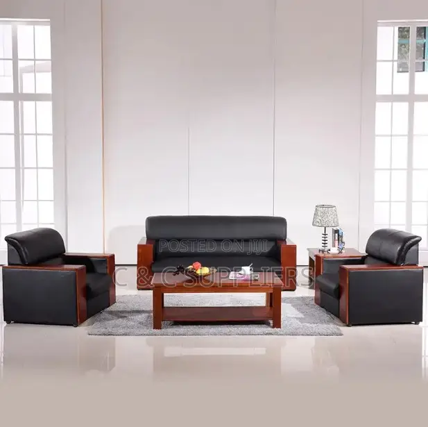 Executive 5-Seater Leather Sofa.