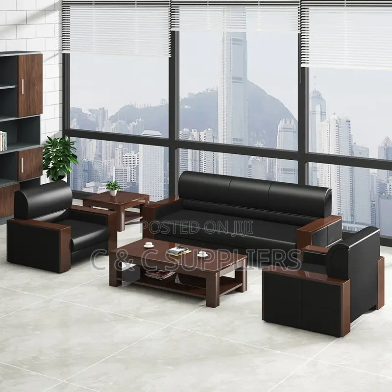 Executive 5-Seater Leather Sofa.