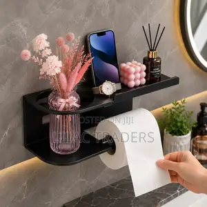 Heavy Duty Toilet Paper Holder/ Phone Holder
