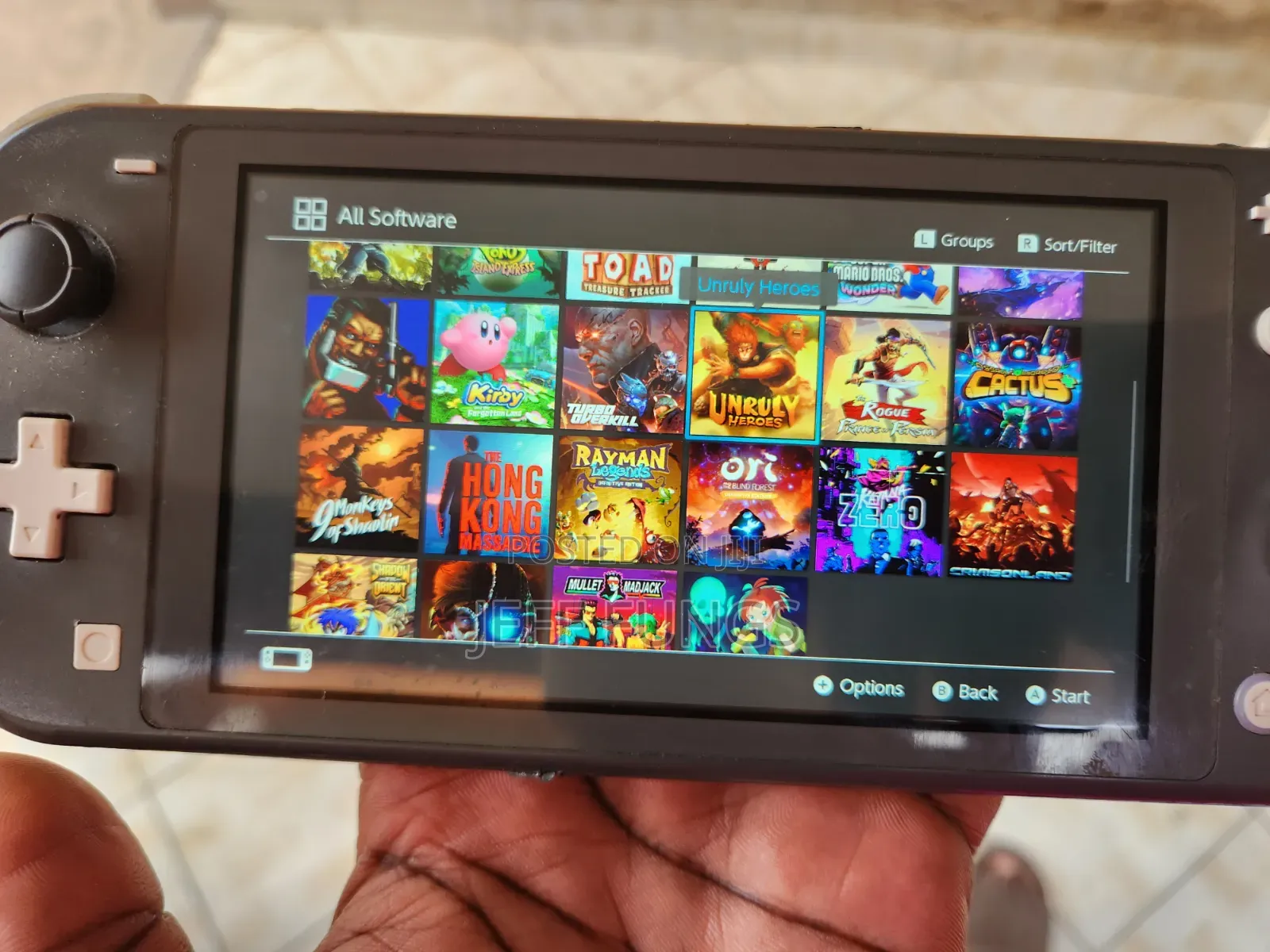 Modded Nintendo Switch Lite With 30 Games Installed for Sale