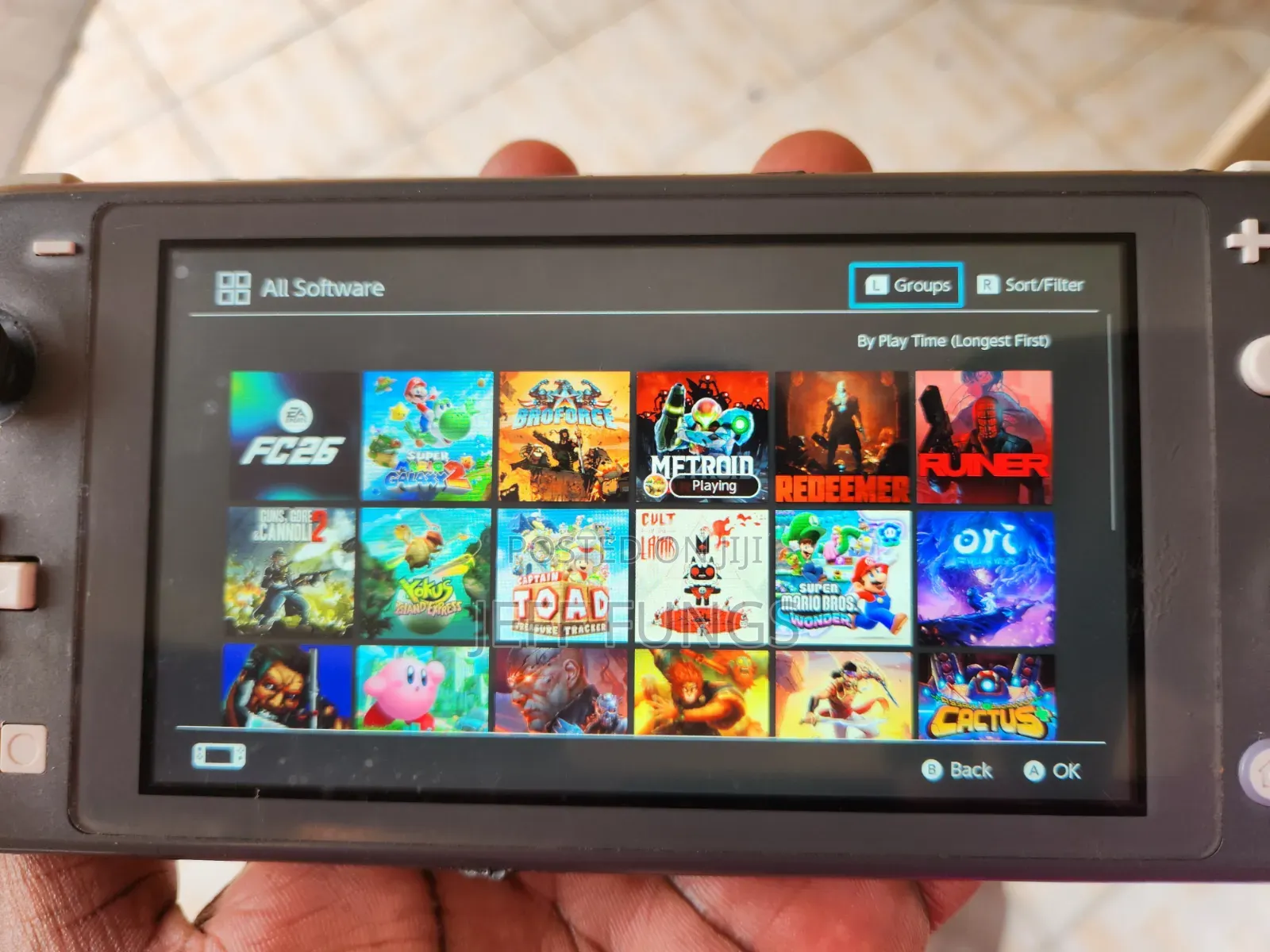 Modded Nintendo Switch Lite With 30 Games Installed for Sale
