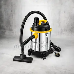 Easy Mobility Wet Dry Vacuum Cleaner With Stainless Steel Tank