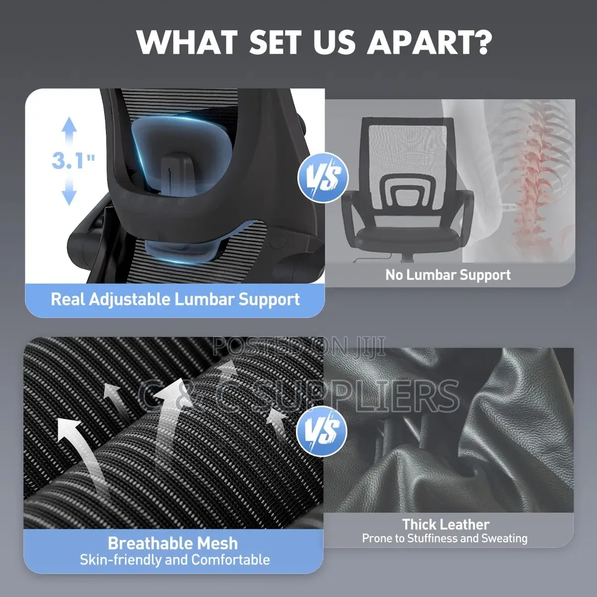 Mesh Task Chair With Flip-Up Arms