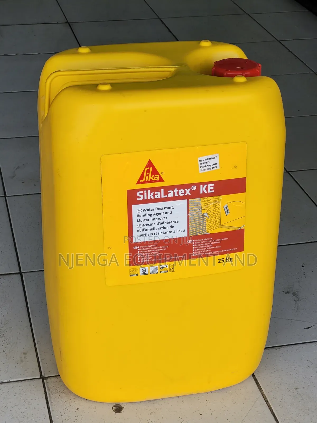 SikaLatex KE Water-Resistant Bonding Agent Mortar Improver (25 Kg)